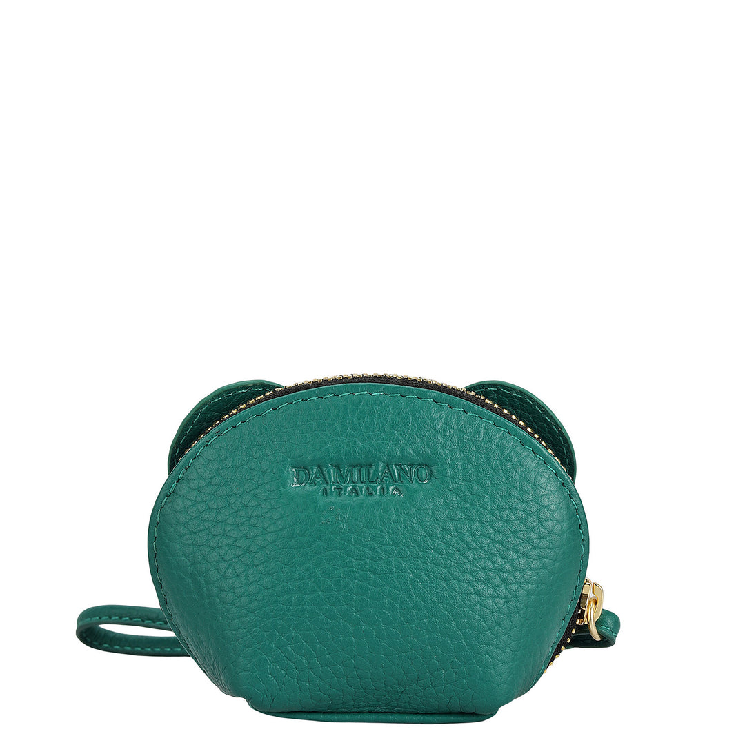 Wax Leather Bag Hanging - Green