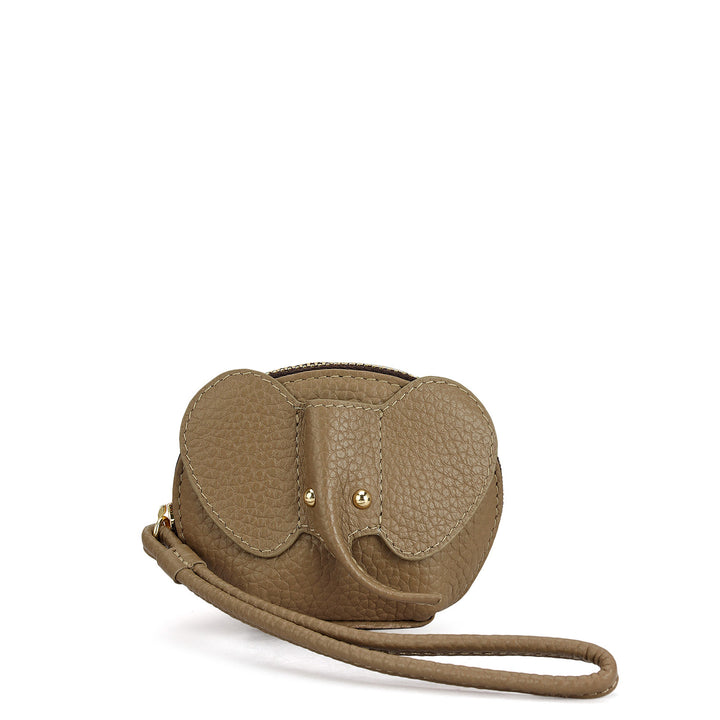 Wax Leather Bag Hanging - Greyish Taupe