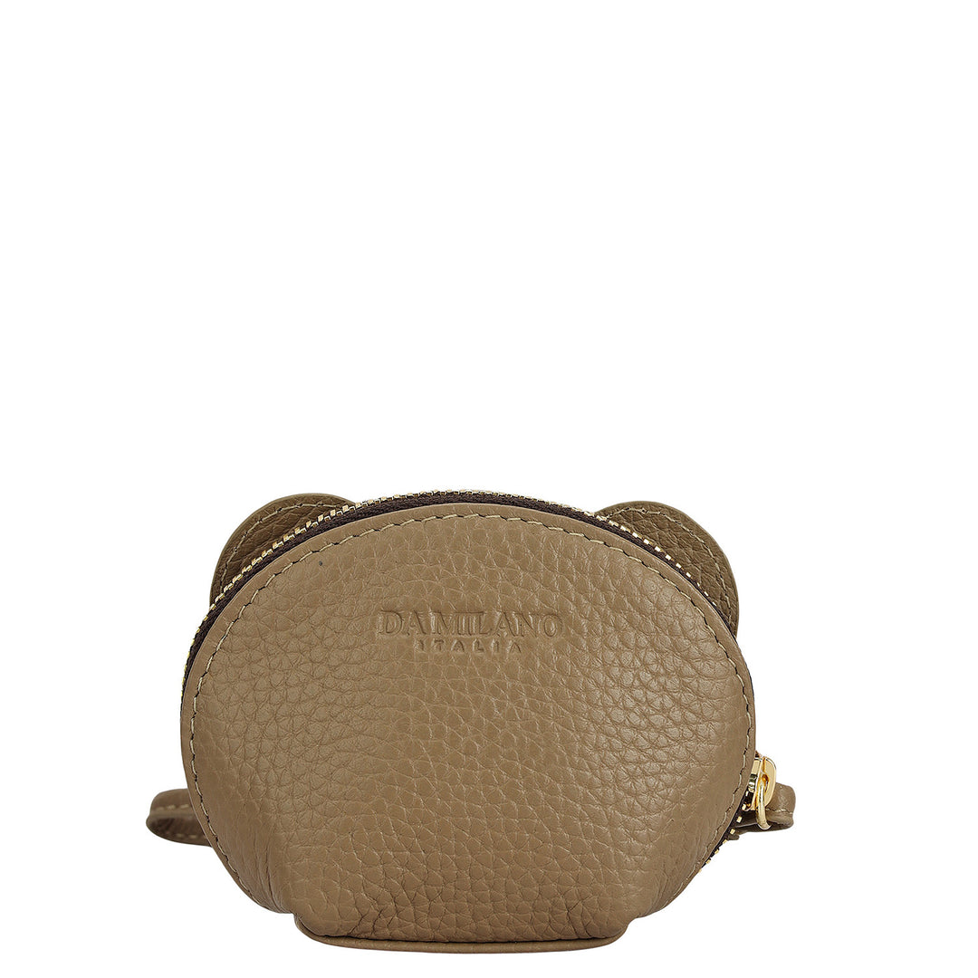 Wax Leather Bag Hanging - Greyish Taupe