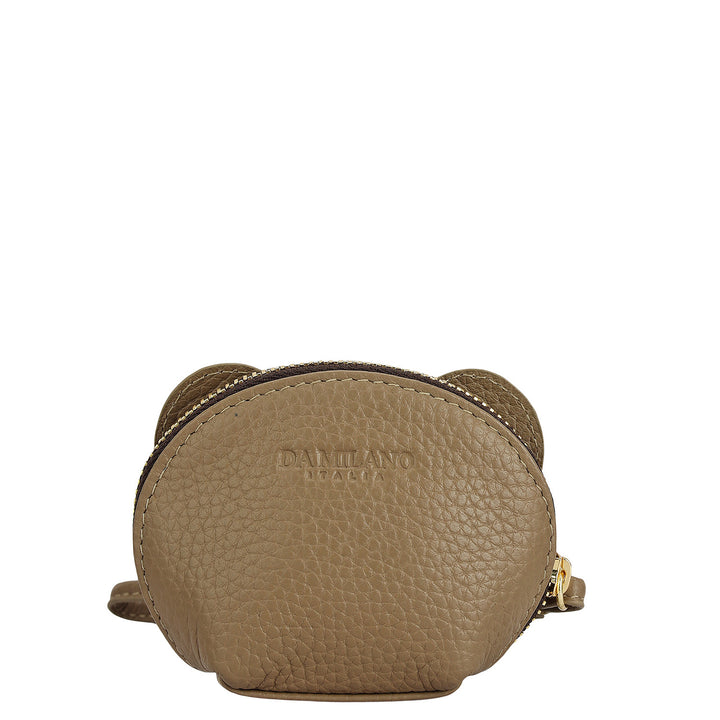 Wax Leather Bag Hanging - Greyish Taupe