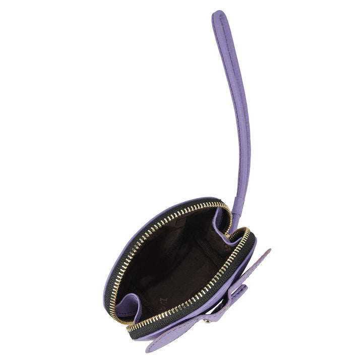 Wax Leather Bag Hanging - Purple Haze