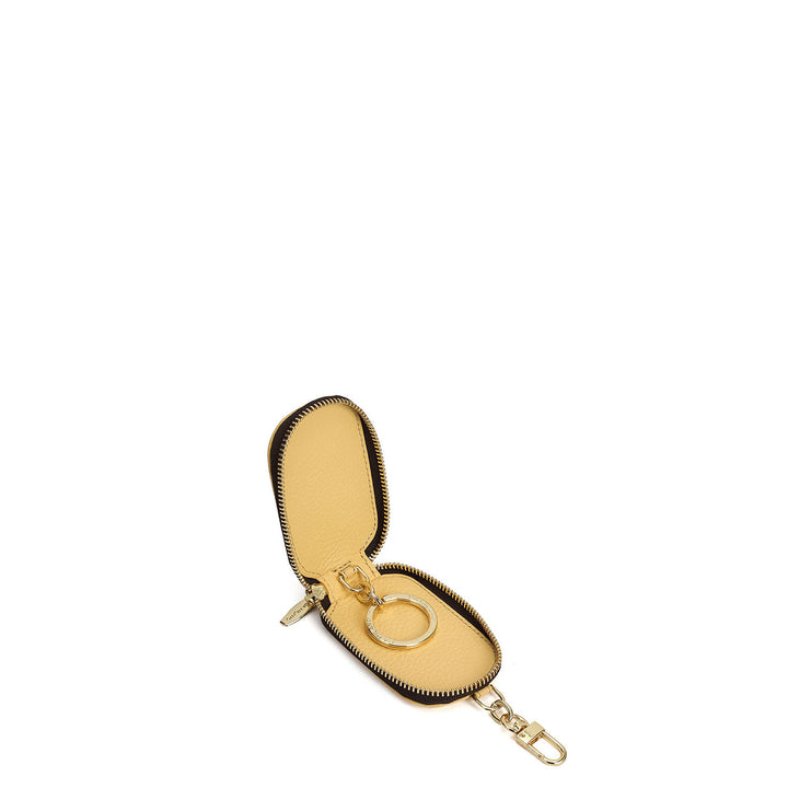 Wax Leather Bag Hanging - Beige