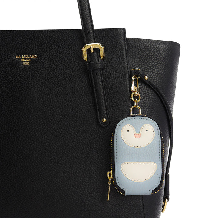 Wax Leather Bag Hanging - Sky Blue
