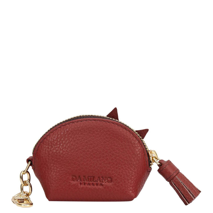 Wax Leather Bag Hanging - Burgundy