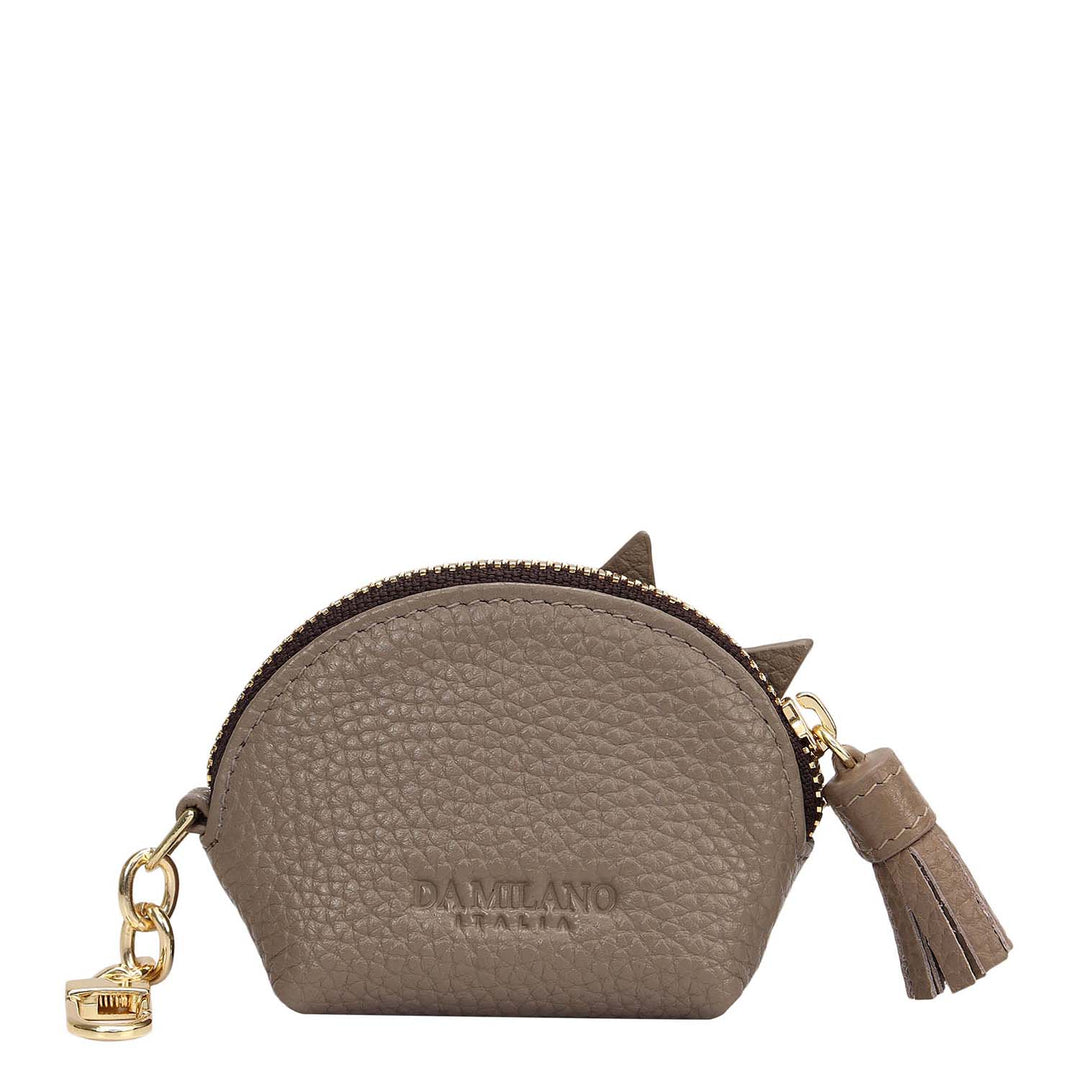 Wax Leather Bag Hanging - Greyish Taupe