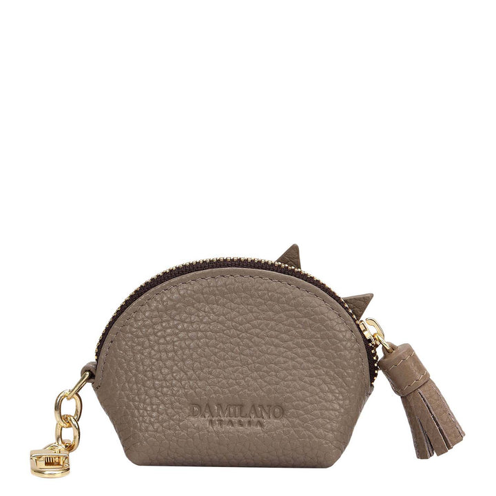 Wax Leather Bag Hanging - Greyish Taupe