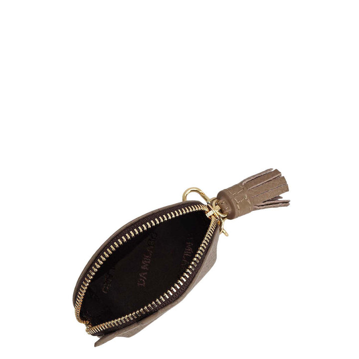 Wax Leather Bag Hanging - Greyish Taupe