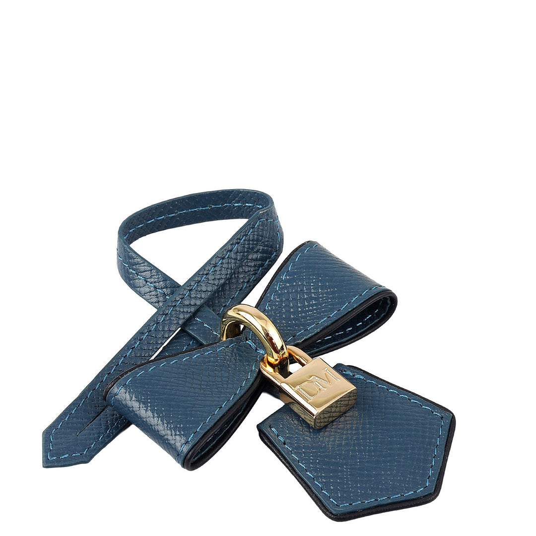 Franzy Leather Bag Hanging - Ocean