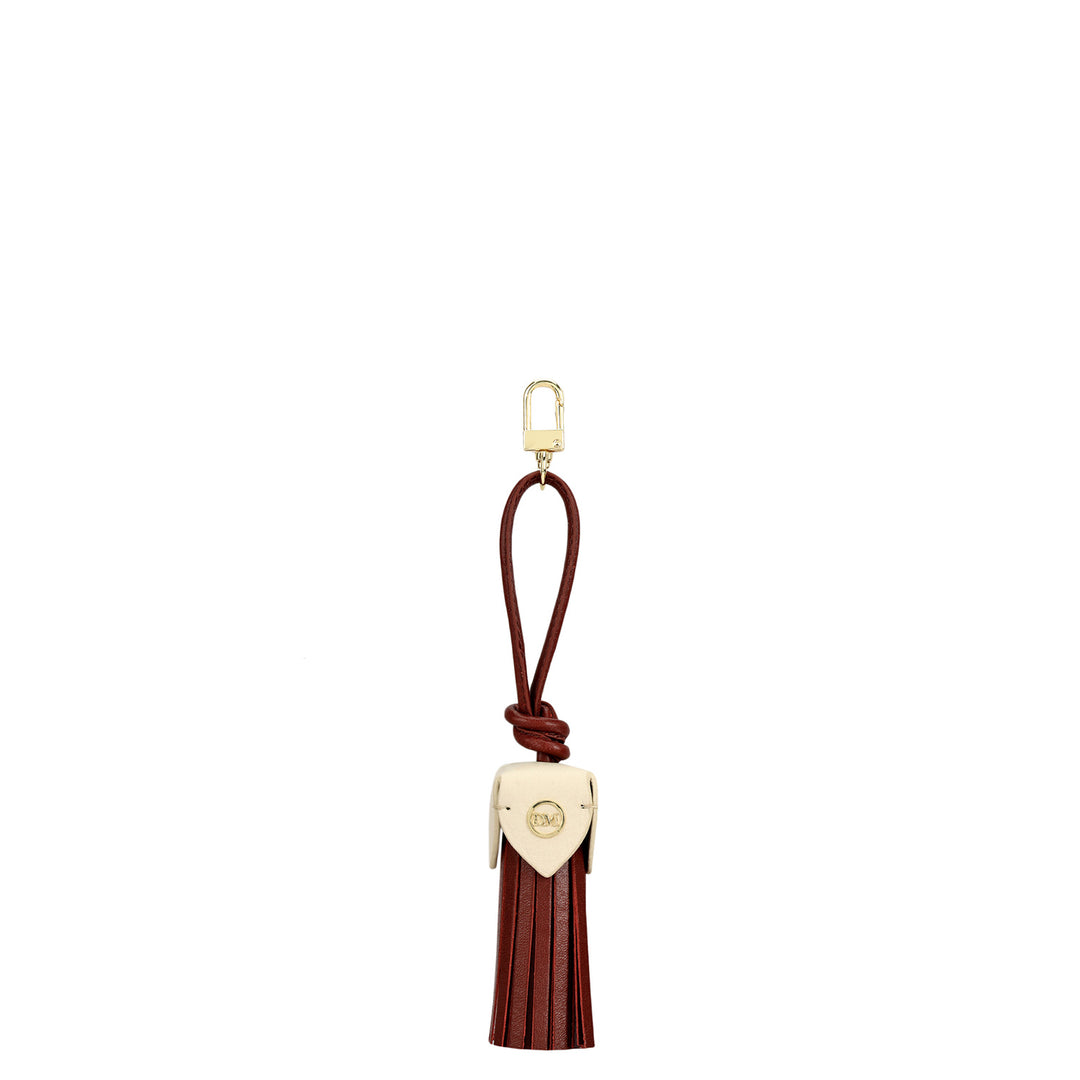 Plain Leather Bag Hanging - Burgundy