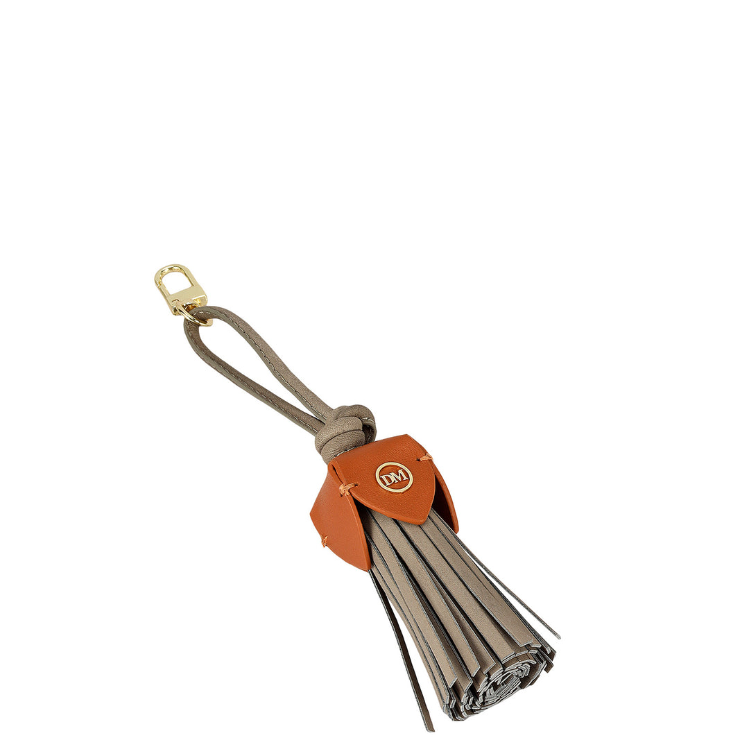 Plain Leather Bag Hanging - Grey