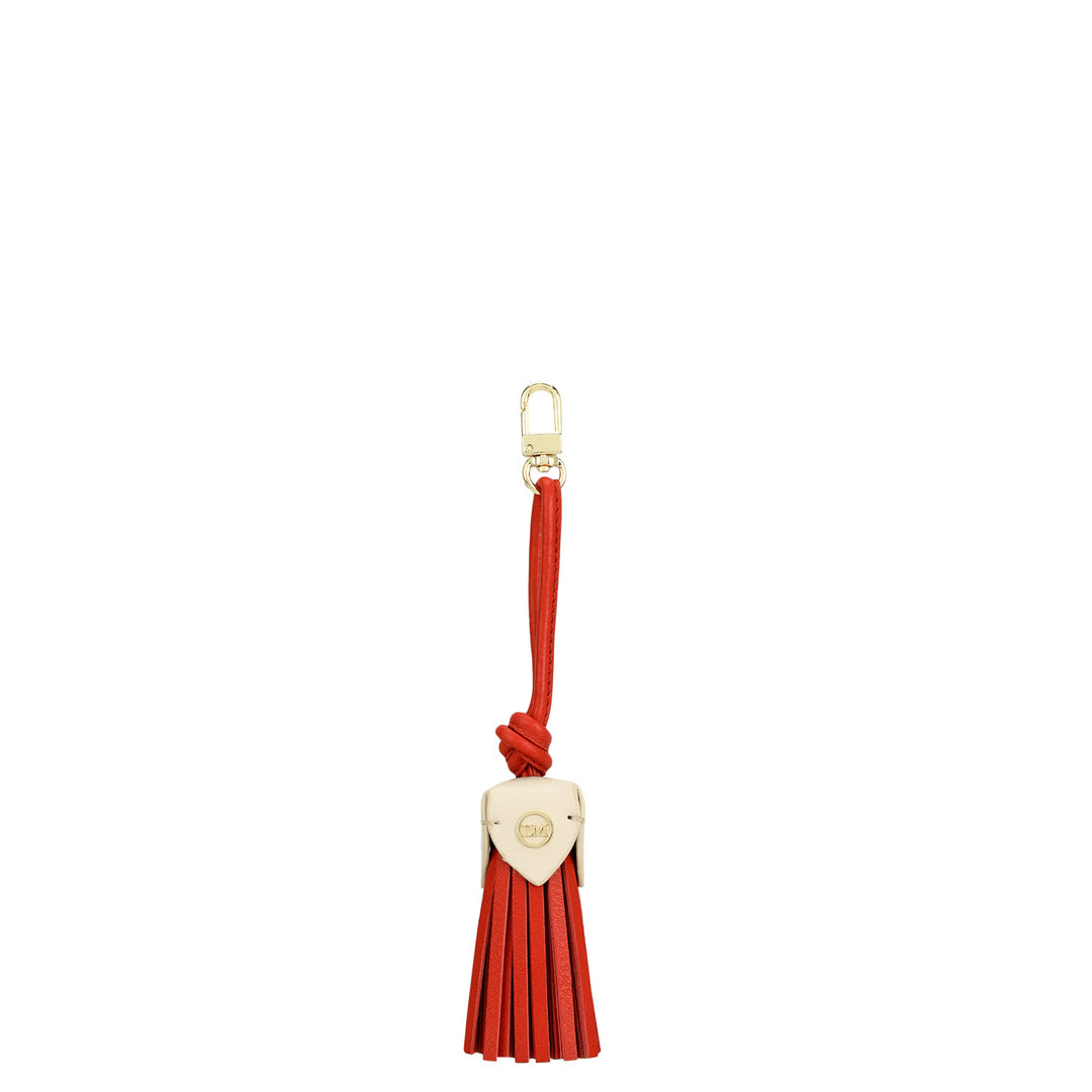 Plain Leather Bag Hanging - Red