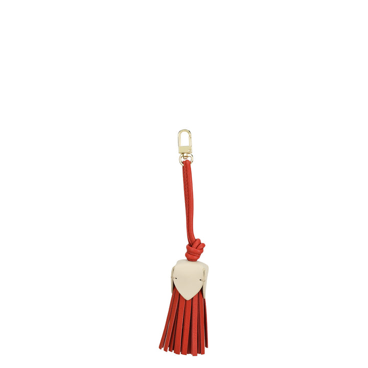 Plain Leather Bag Hanging - Red