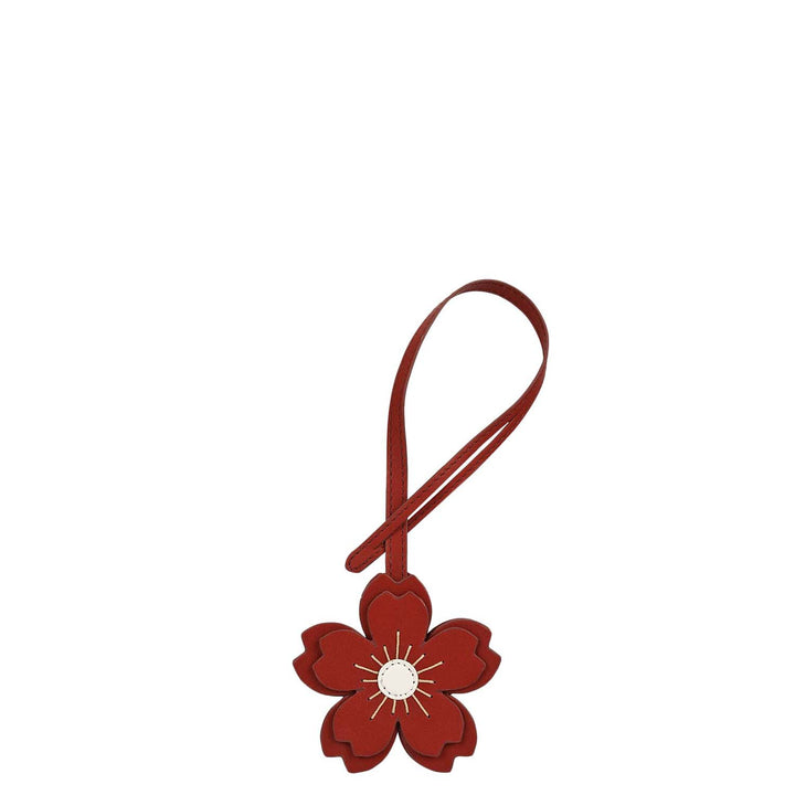 Plain Leather Bag Hanging - Burgundy