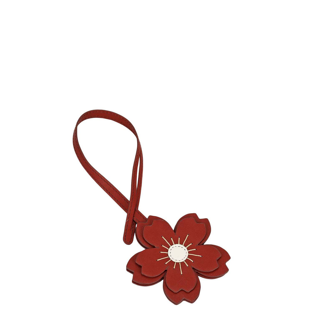 Plain Leather Bag Hanging - Burgundy