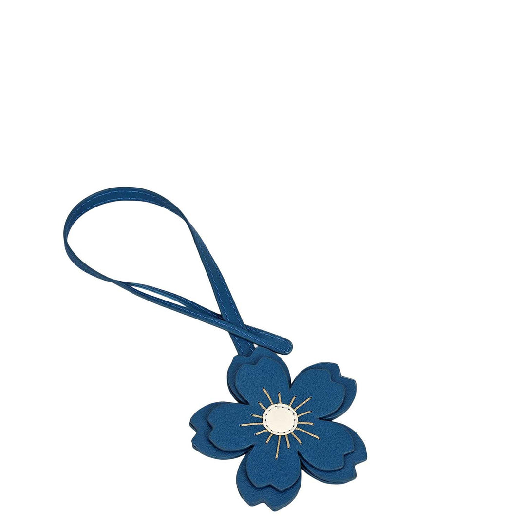 Plain Leather Bag Hanging - Navy Blue