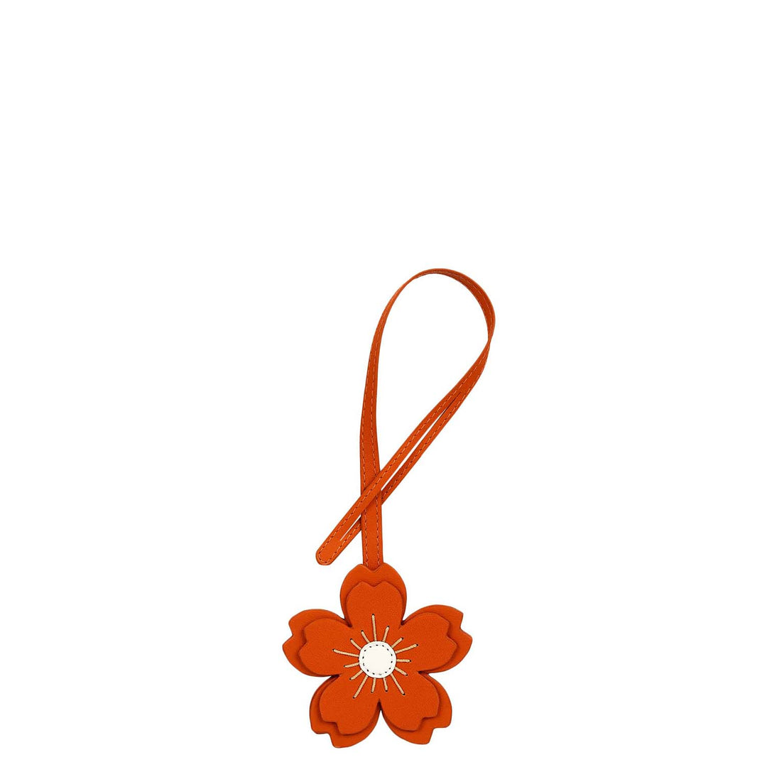 Plain Leather Bag Hanging - Rust Orange