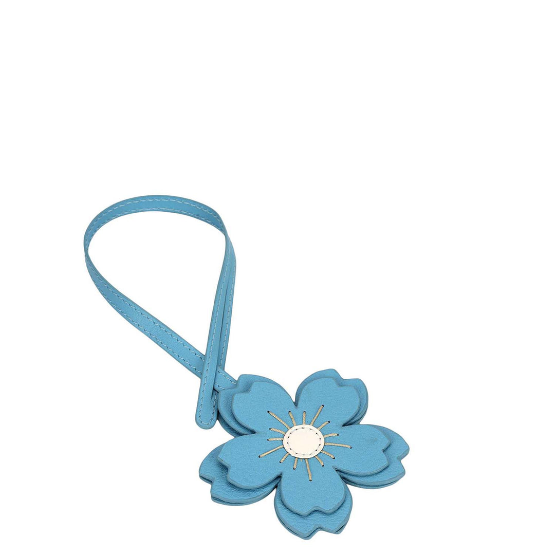 Plain Leather Bag Hanging - Sky Blue