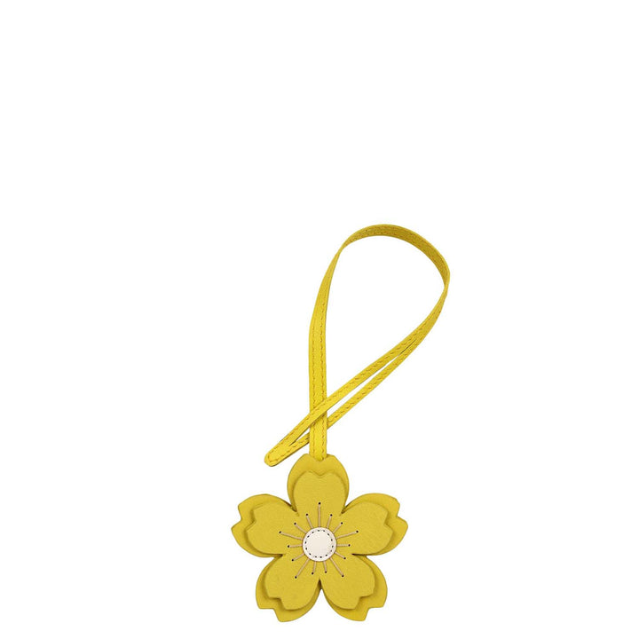 Plain Leather Bag Hanging - Yellow