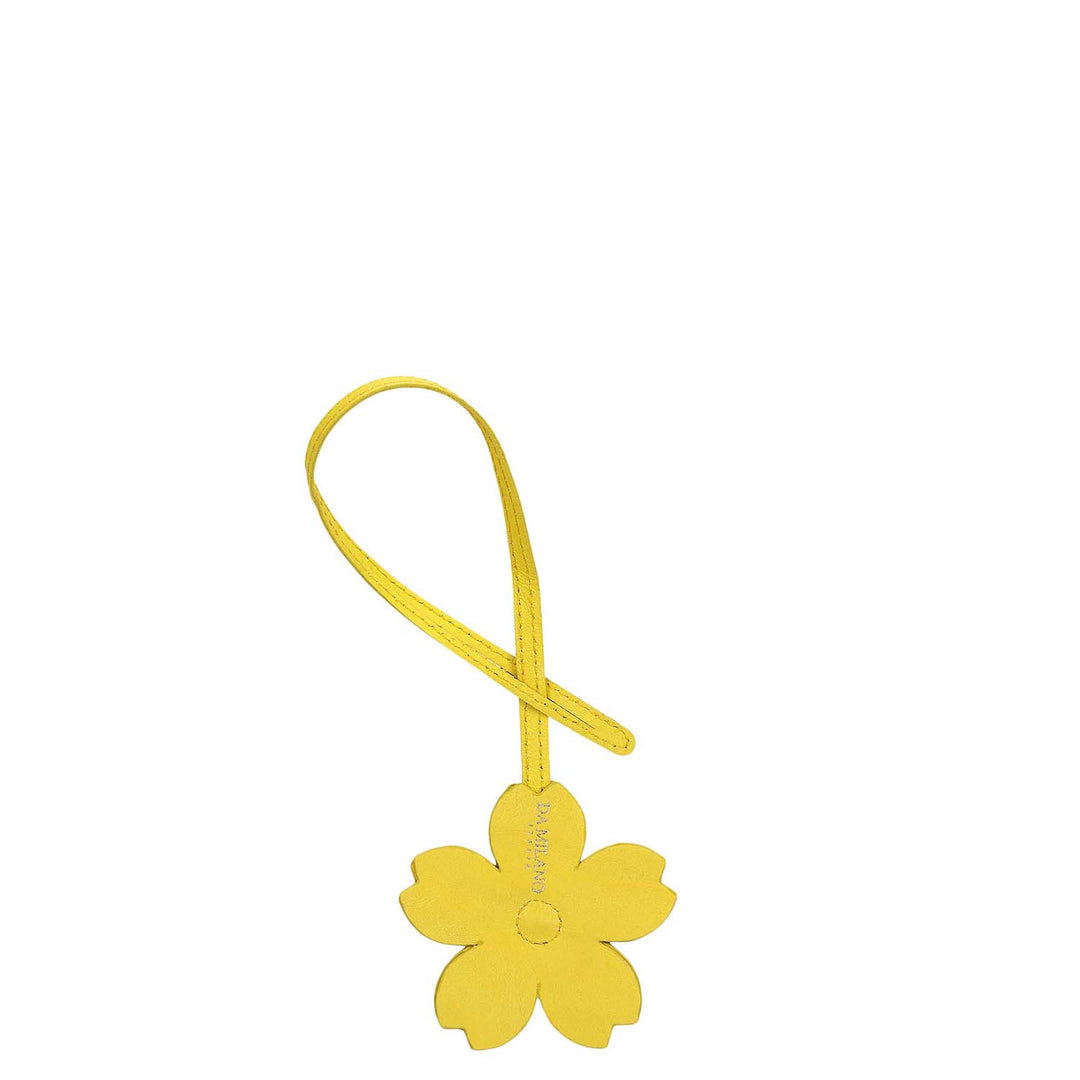 Plain Leather Bag Hanging - Yellow