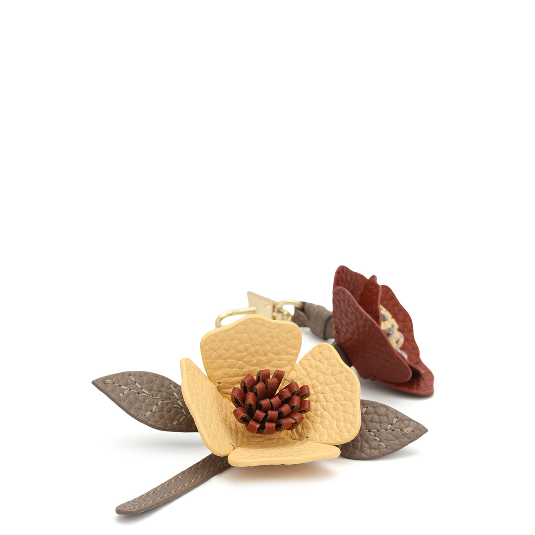 Pebble Bag Hanging - Beige & Brick