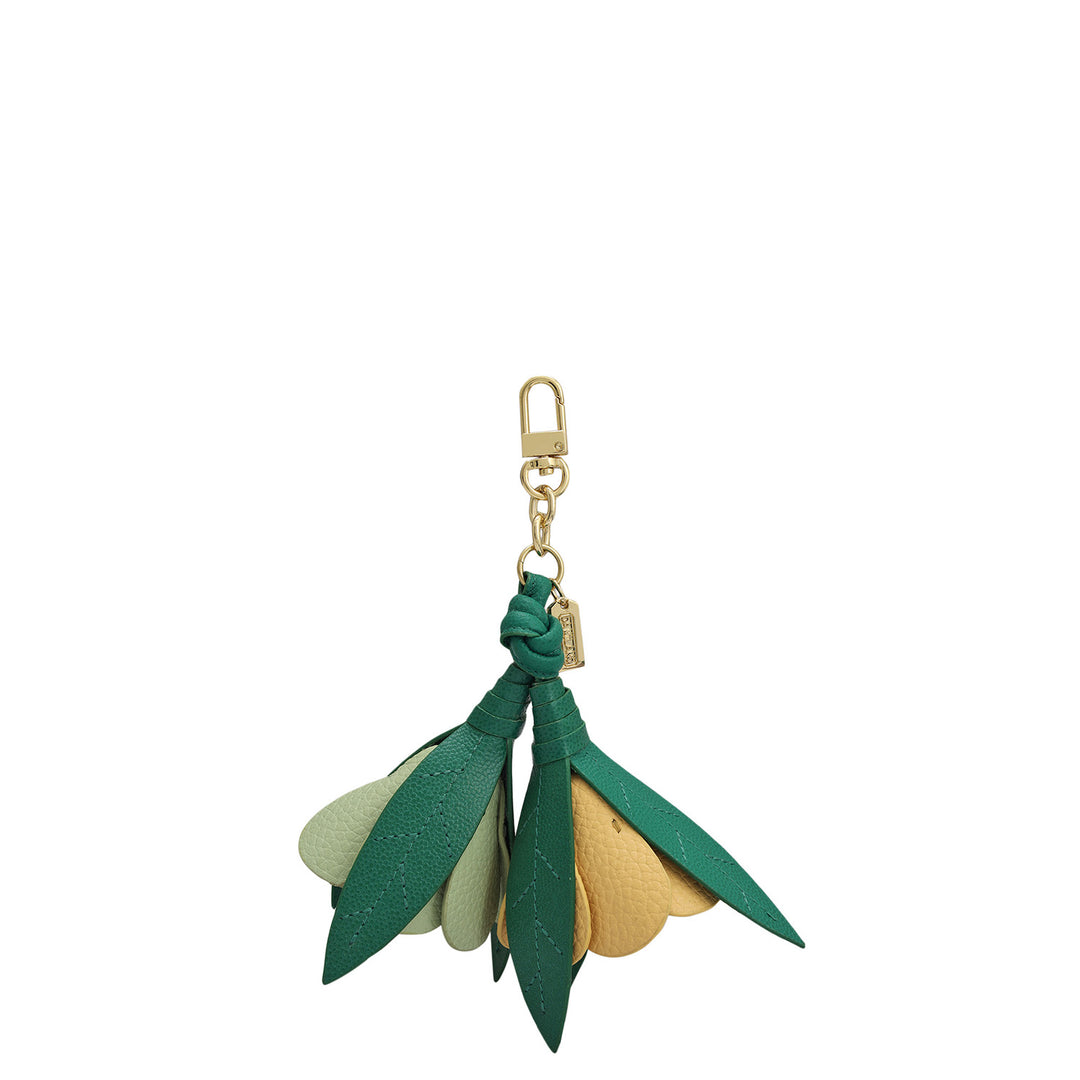 Wax Leather Bag Hanging - Green & Sage