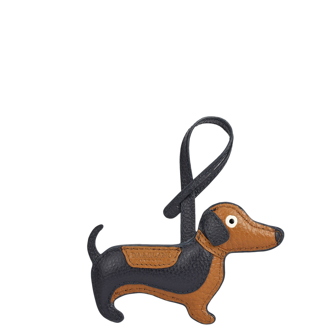 Wax Leather Bag Hanging - Navy