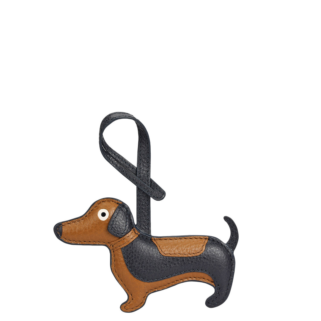 Wax Leather Bag Hanging - Navy