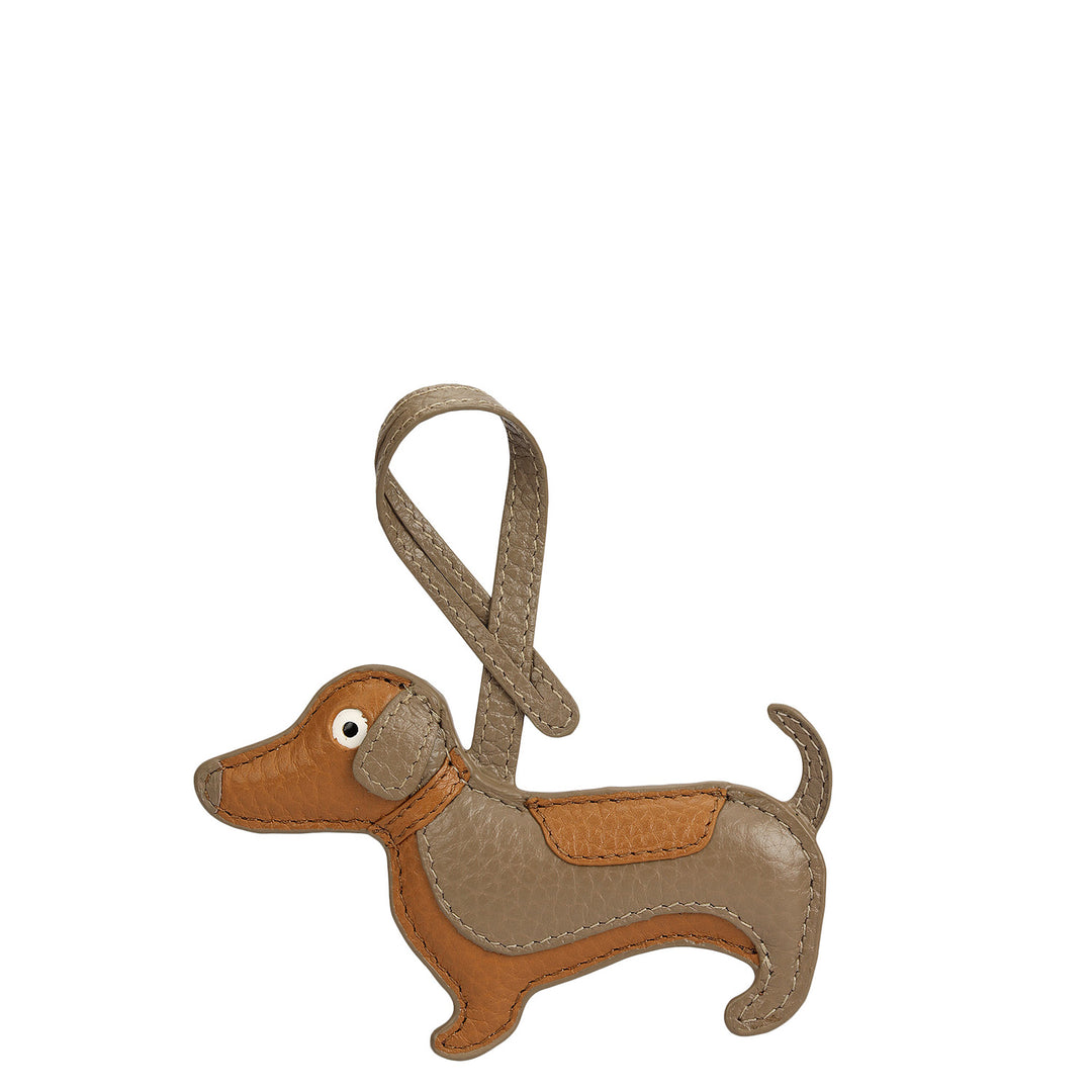 Wax Leather Bag Hanging - Smoke Grey