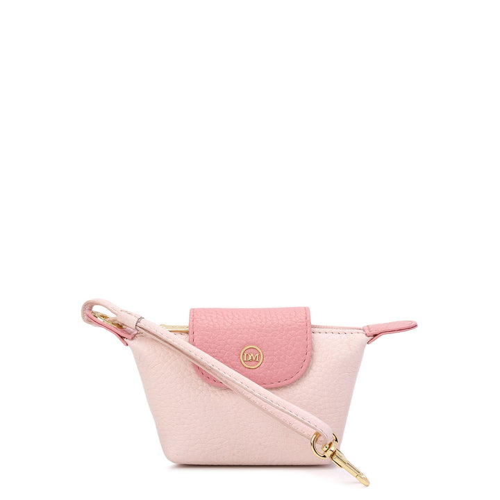 Wax Leather Bag Hanging - Baby Pink