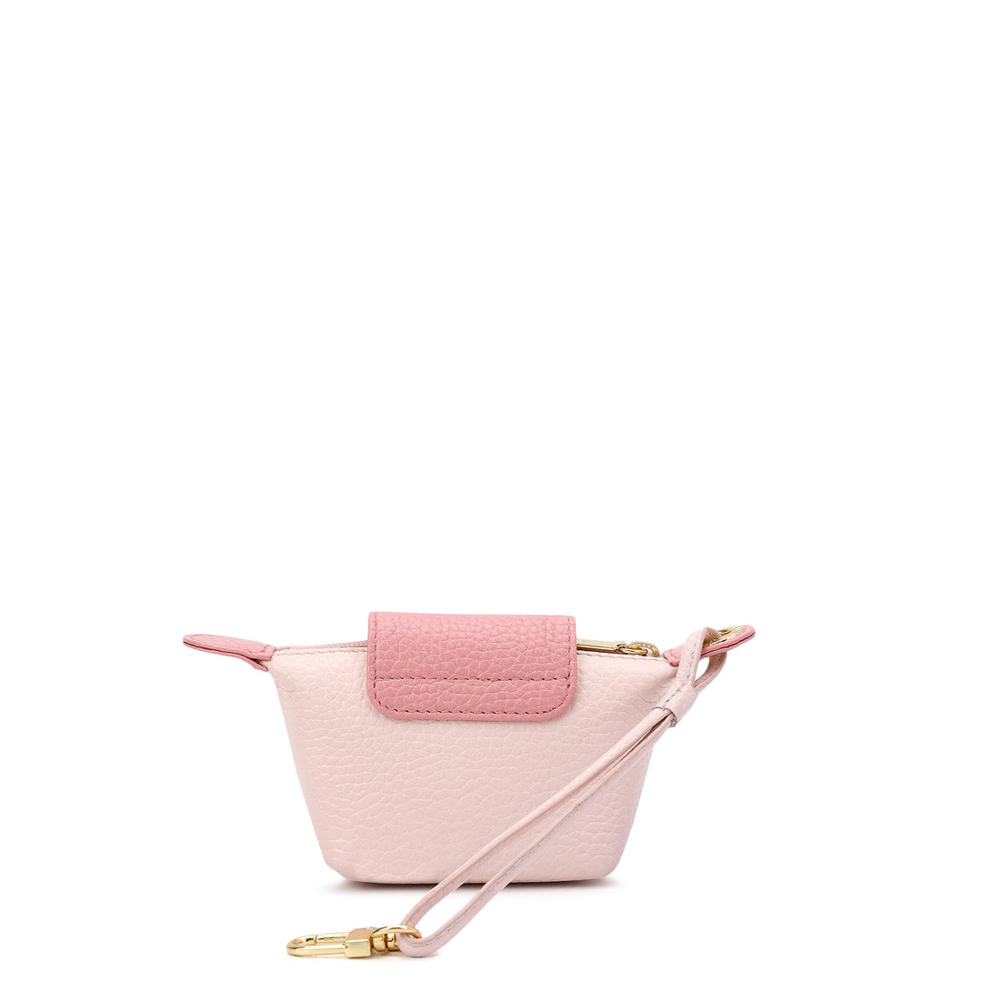 Wax Leather Bag Hanging - Baby Pink