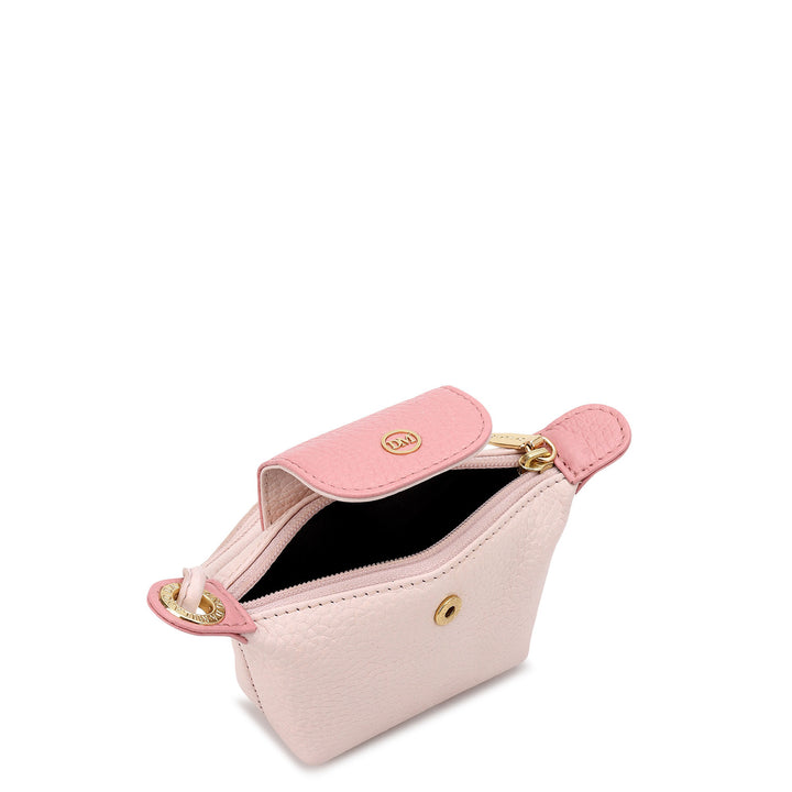 Wax Leather Bag Hanging - Baby Pink