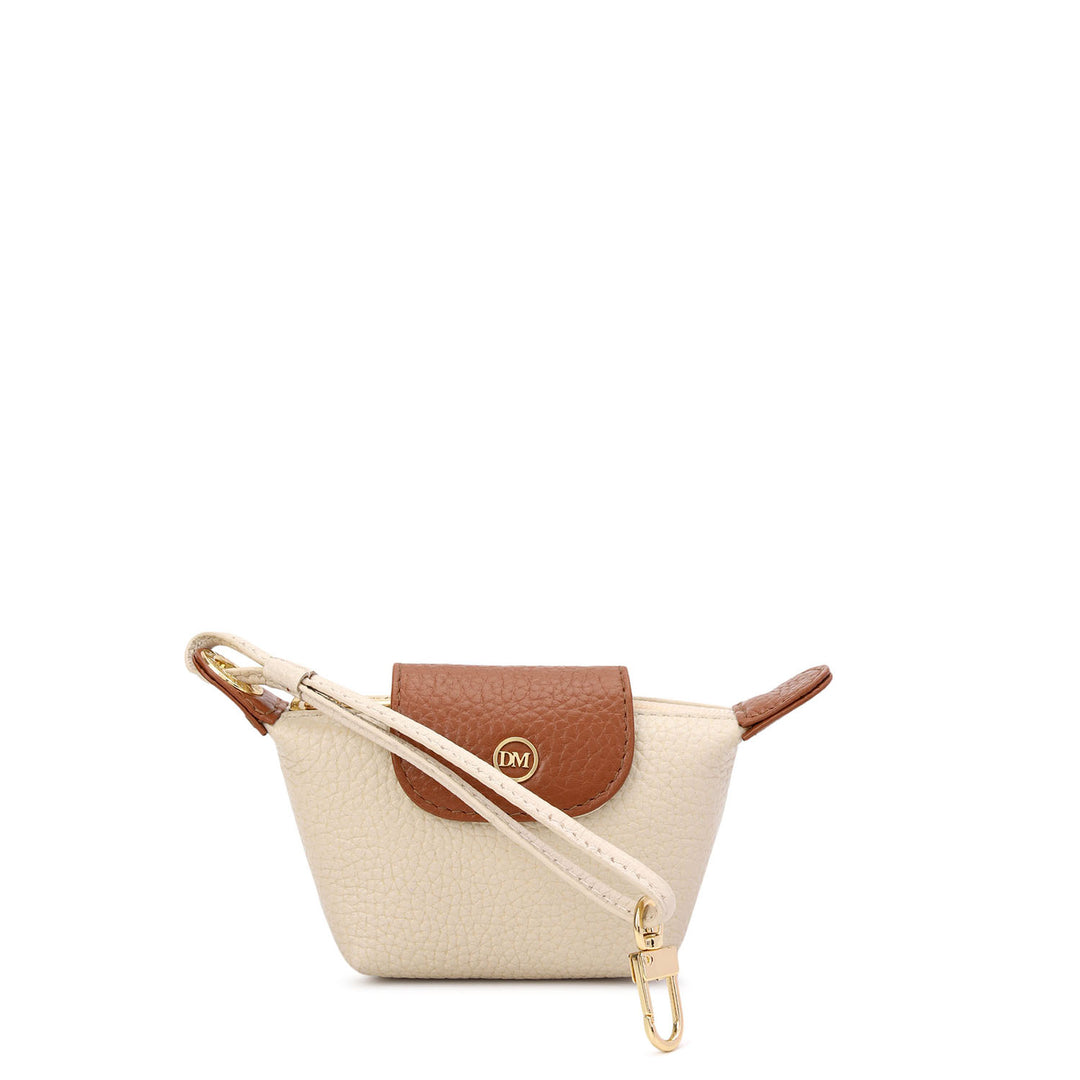 Wax Leather Bag Hanging - Dove