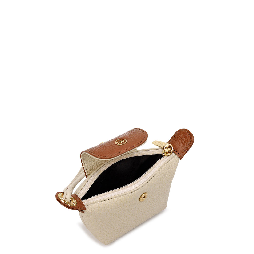 Wax Leather Bag Hanging - Dove