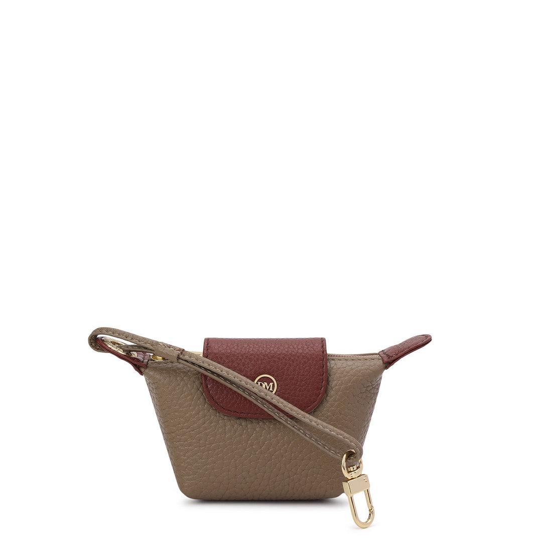 Wax Leather Bag Hanging - Greyish Taupe