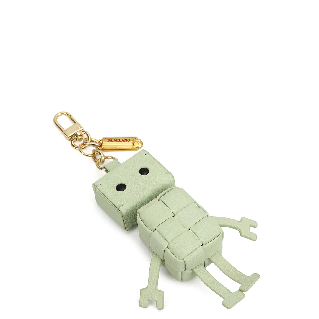 Mat Plain Leather Bag Hanging - Mint