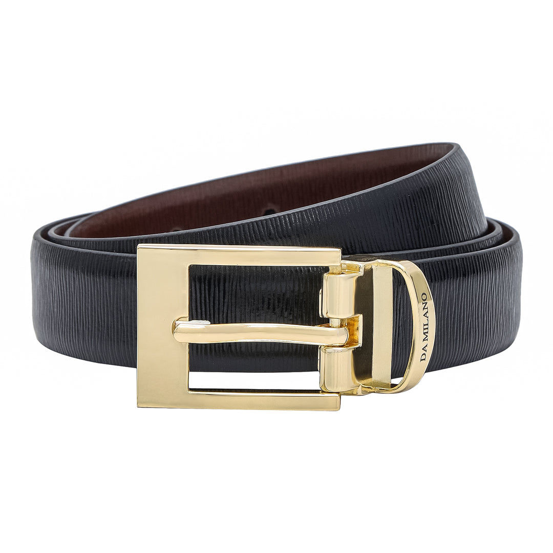 Casual Aztec Leather Ladies Belt - Black