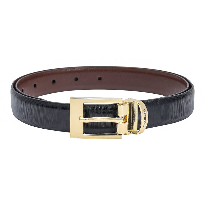 Casual Aztec Leather Ladies Belt - Black