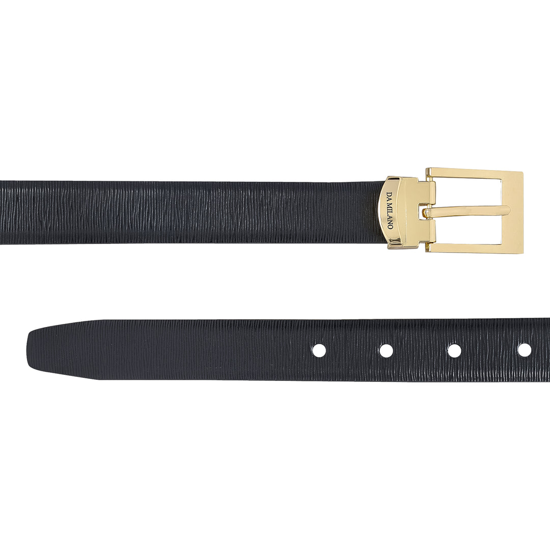 Formal Aztec Leather Ladies Belt - Black