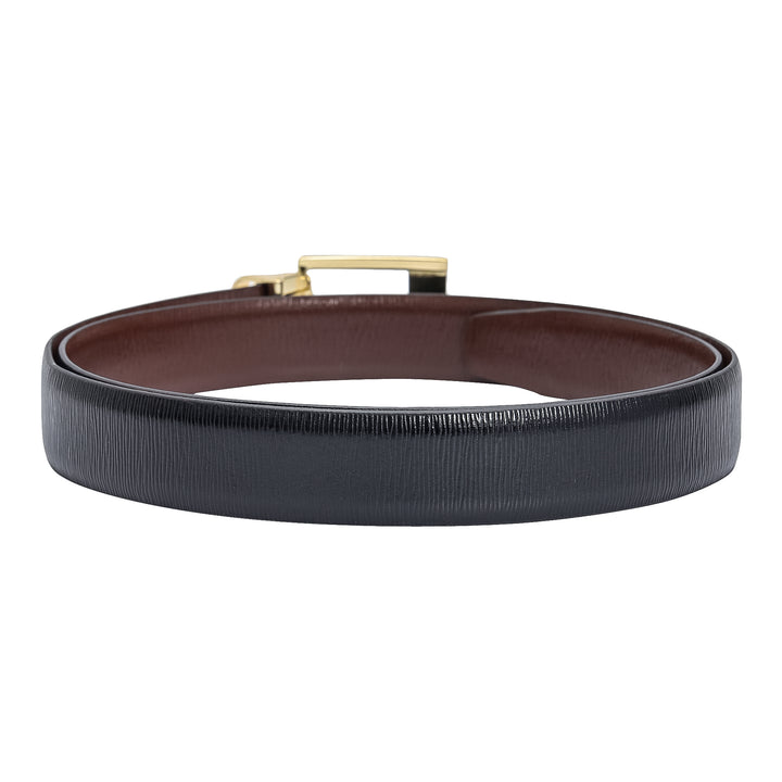 Formal Aztec Leather Ladies Belt - Black