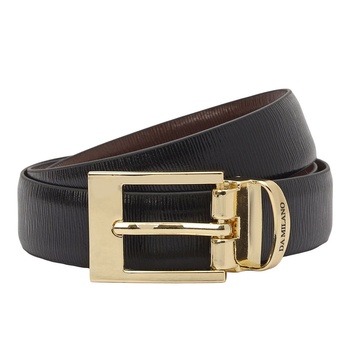 Formal Aztec Leather Ladies Belt-Black