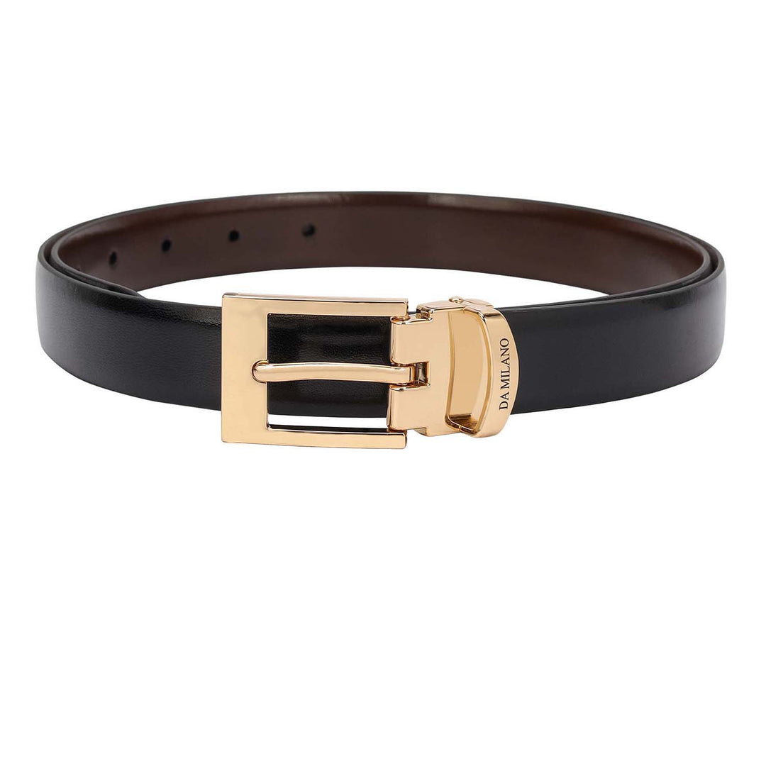 Formal Plain Leather Ladies Belt - Black & Brown