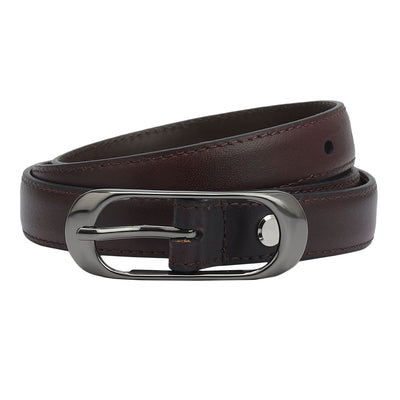 Casual Plain Leather Ladies Belt
