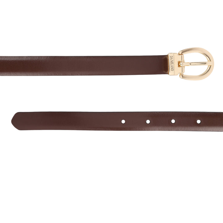 Casual Plain Leather Ladies Belt - Brown & Black