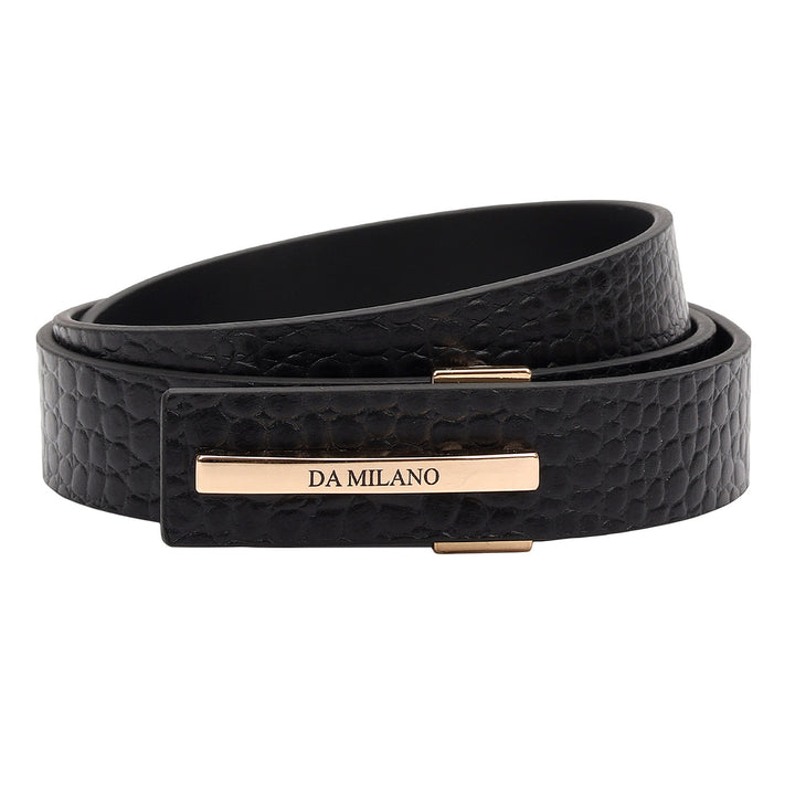 Formal Coro Leather Ladies Belt-Black