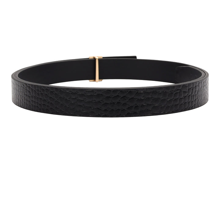 Formal Coro Leather Ladies Belt-Black