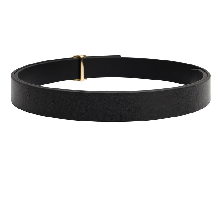 Formal Aztec Leather Ladies Belt - Black