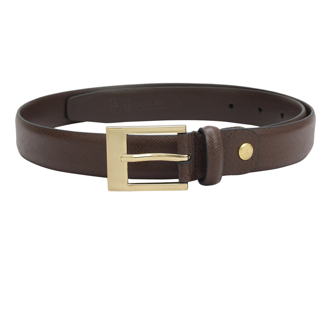 Formal Saffiano Leather Ladies Belt