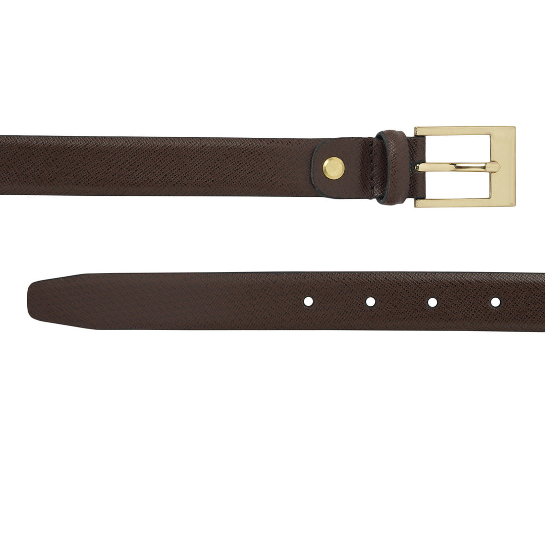 Formal Saffiano Leather Ladies Belt