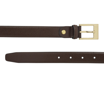 Formal Saffiano Leather Ladies Belt