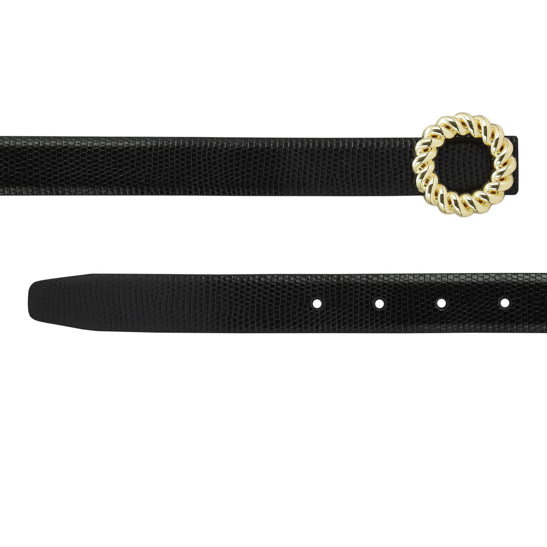 Casual Lizard Leather Ladies Belt